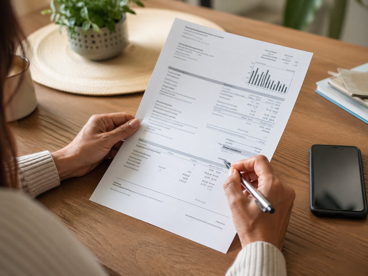 Tu factura parece normal, pero puede no estar ajustada